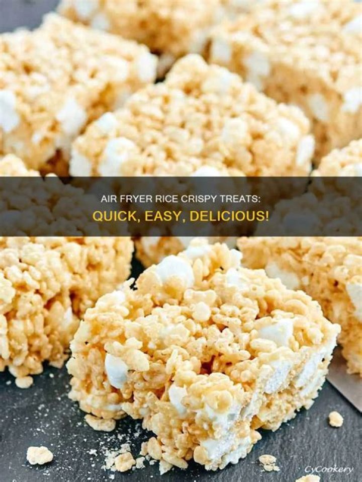 Air Fryer Rice Crispy Treats