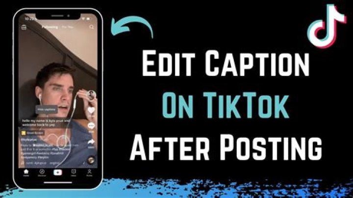 Can I Edit Tiktok Caption